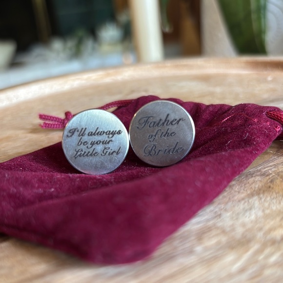 Other - Silver Cufflinks for Father of the Bride